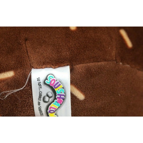 KELLYTOY SQUISHMALLOW Hedgehog W/earmuff 8" RARE Plush Animal - Picture 4 of 5